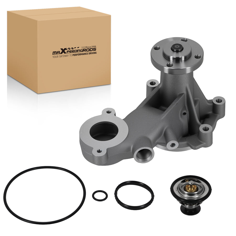 Coolant Pump Thermostat compatible for Ford F-150 5.0L V8 DOHC 2011-2017 BL3Z8575A Aluminium