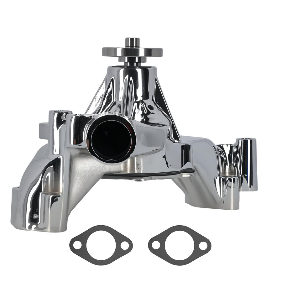 Long Water Pump compatible for Chevy Big Block 396 402 427 454 V8 1969-1987 Chrome Aluminium