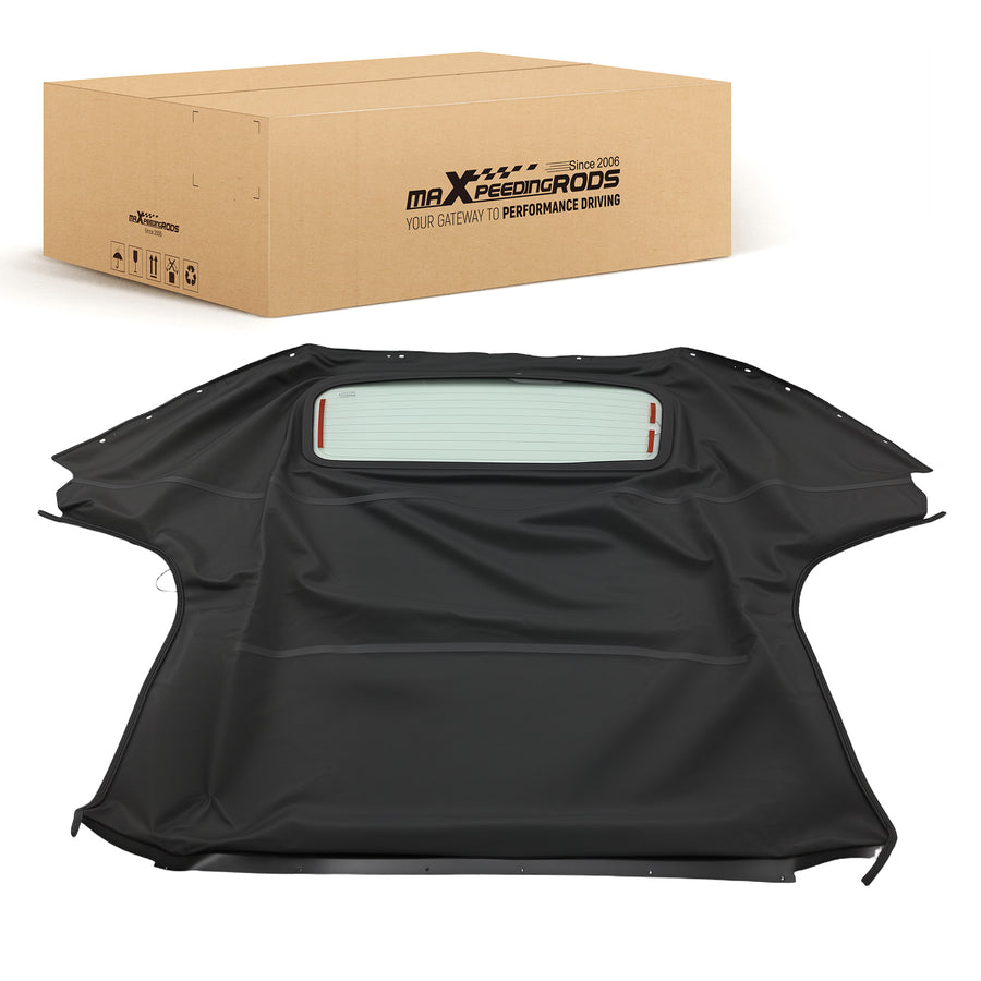 All Weather Soft Top compatible for Mazda MX-5 Miata 2006-2014 Black Glass TA1403