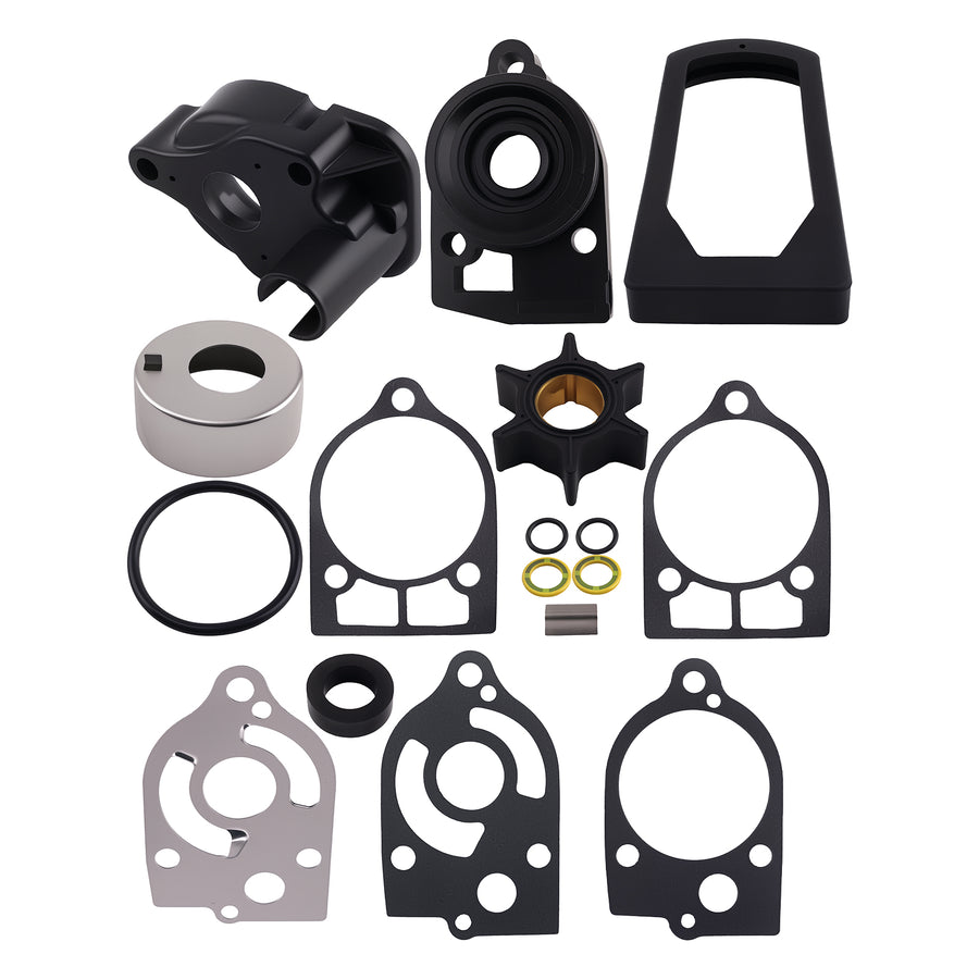 Complete Impeller Water Pump Kit compatible for Mercury 65-225HP 1970-1990 18-3517