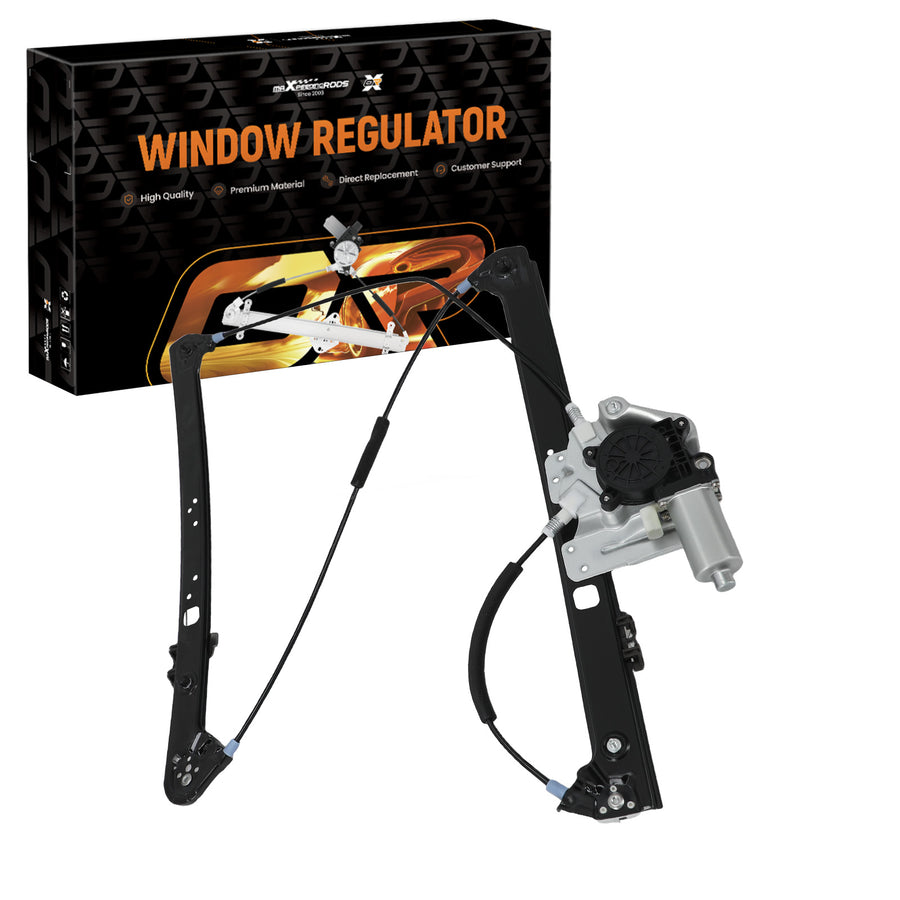 Power Window Regulator compatible for BMW X5 E53 2000-06 741-488 w/Motor Front Driver Side