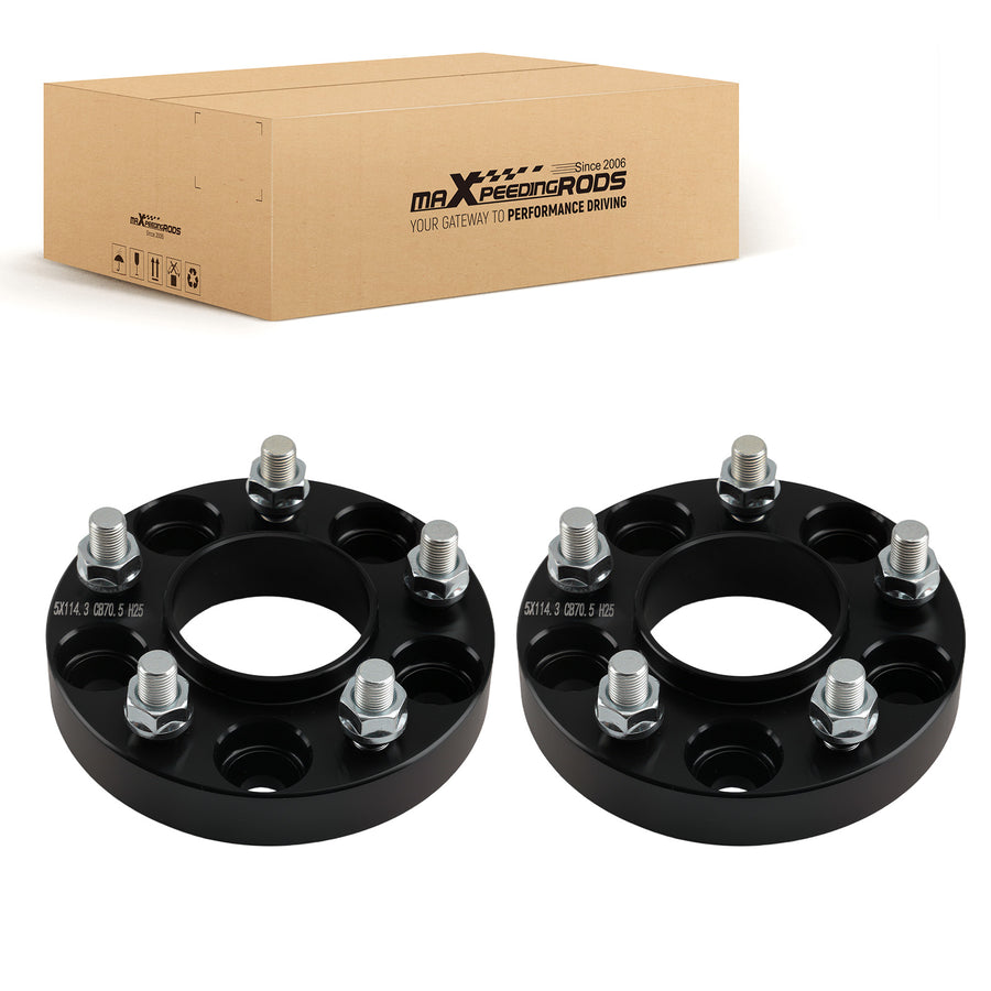 1 Hub Centric Wheel Spacers compatible for Ford Ranger Bronco 5x4.5 70.5mm T6 2PC
