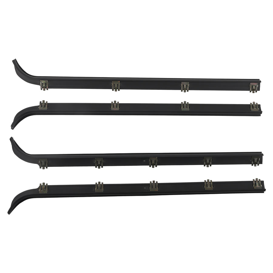 Door Window Seal Belt Weatherstrip compatible for Ford F150/F250/F350 87-1997 E7TZ1521452A
