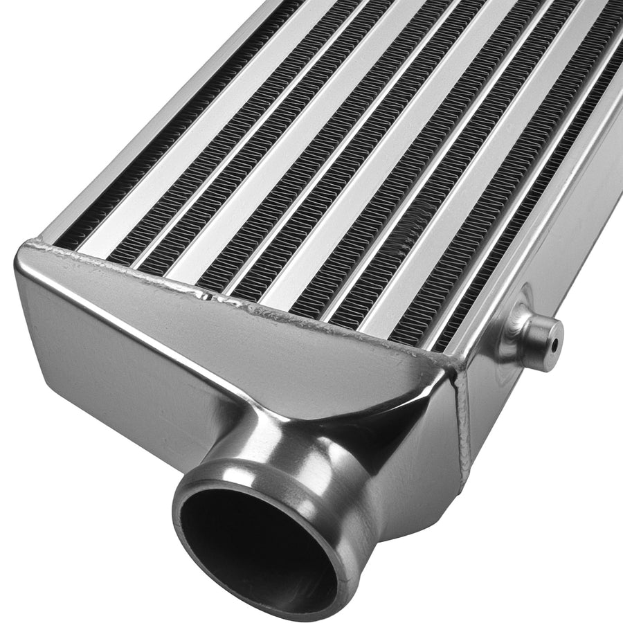 Universal Turbo Intercooler 27 x 7 x 2.5 + 2.5 Aluminium Pipe Tube Hose Kit