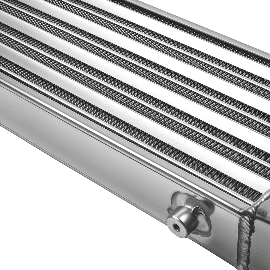 Universal Turbo Intercooler 27 x 7 x 2.5 + 2.5 Aluminium Pipe Tube Hose Kit