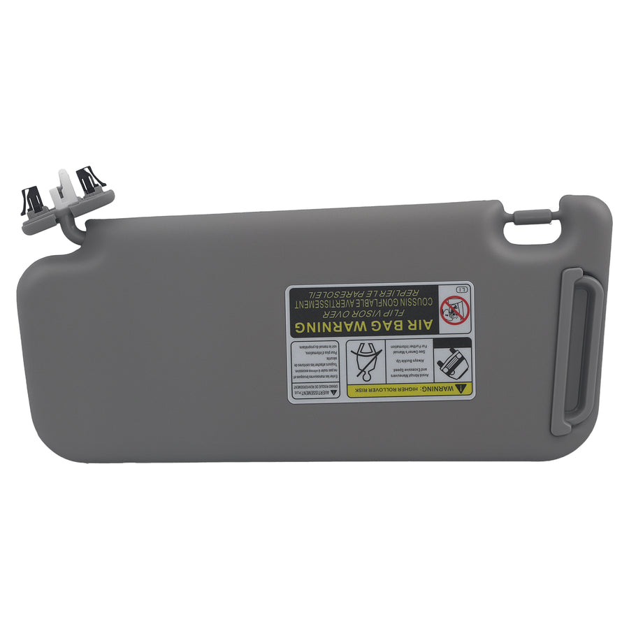 Front Passenger Sun Visor compatible for Toyota RAV4 06-13 74310-42452-B2 Grey Right Side