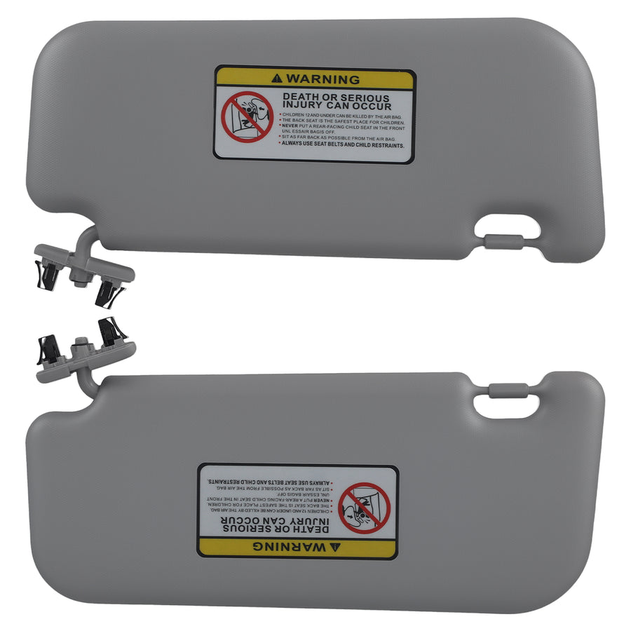 Side Sun Visor Pair compatible for Toyota Corolla 2009-2013 74320-02711-e0 Driver Passenger